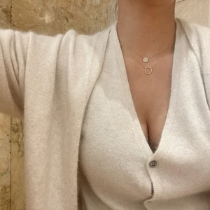 Double dot necklace set
